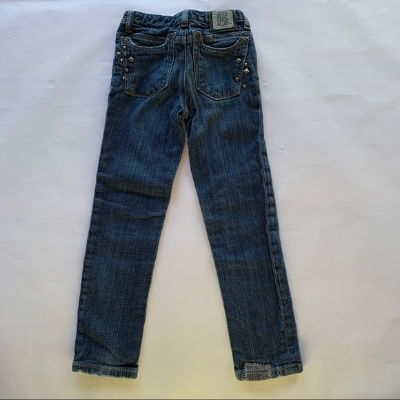 Ralph Lauren Girls Patch Jeans Size 6 - Picture 2 of 11